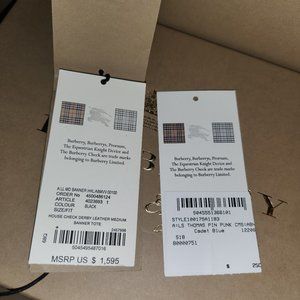 Authentic Burberry Tote and wallet